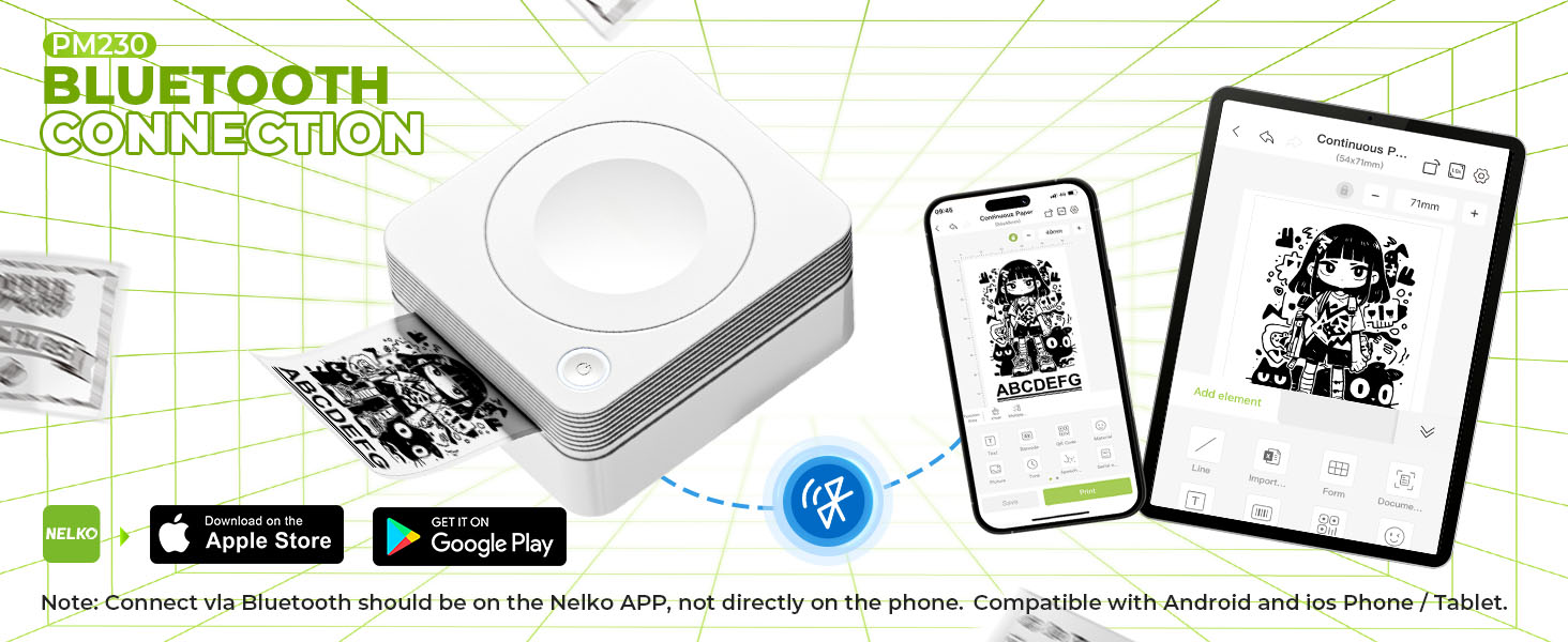 PM230 sticker printer