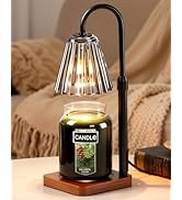 Marycele Black Candle Warmer Lamp with Timer for Yankee Candles, Christmas Birthday Thanksgiving ...