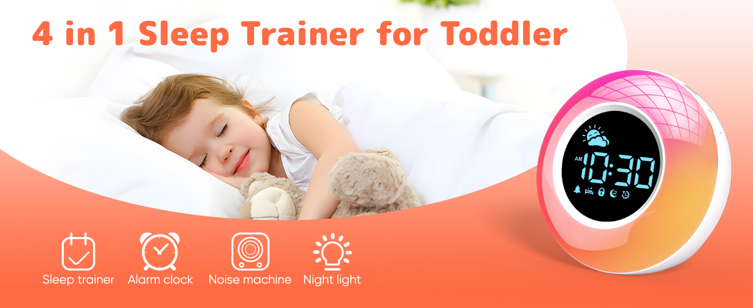 sleep traing clock for toddlers, kids and children
