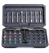 LeCoirrax 42 In 1 Magnetic Screwdriver Set, Ratcheting Screwdriver Set with Detachable Handle, Mu...
