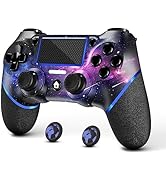 AceGamer Wireless Controller for PS4, Custom Design V2 Gamepad Joystick for PS4 with Non-Slip Gri...