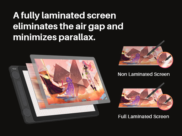 Kamvas 13 Gen 3 Full laminated Screen