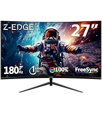 Z-Edge 32 inch IPS Gaming Monitor, QHD 1440P 200Hz 165Hz Computer Monitor | PC Monitor 1440P with MP...