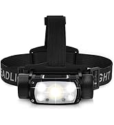 Northlet Rechargeable LED Headlamp,1000 Lumen Super Bright Motion Sensor Head Lamp,160°Adjustable...