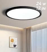 Black ceiling light 24W