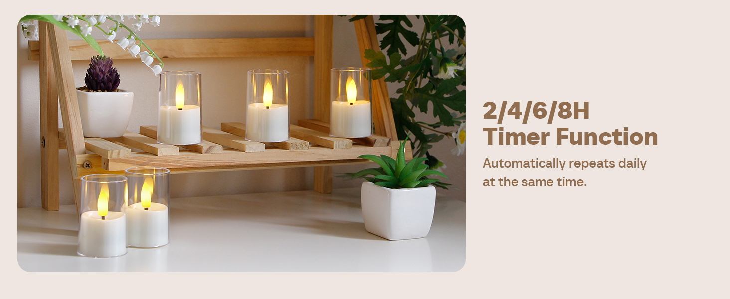 flameless tea light candles