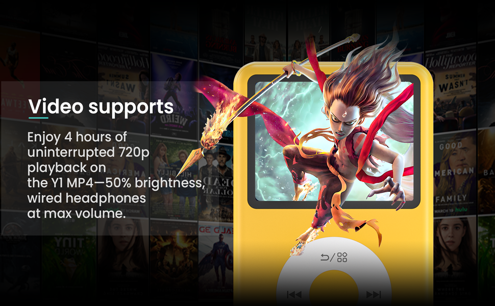 mp3 player with video mp4 digital music player with bluetooth