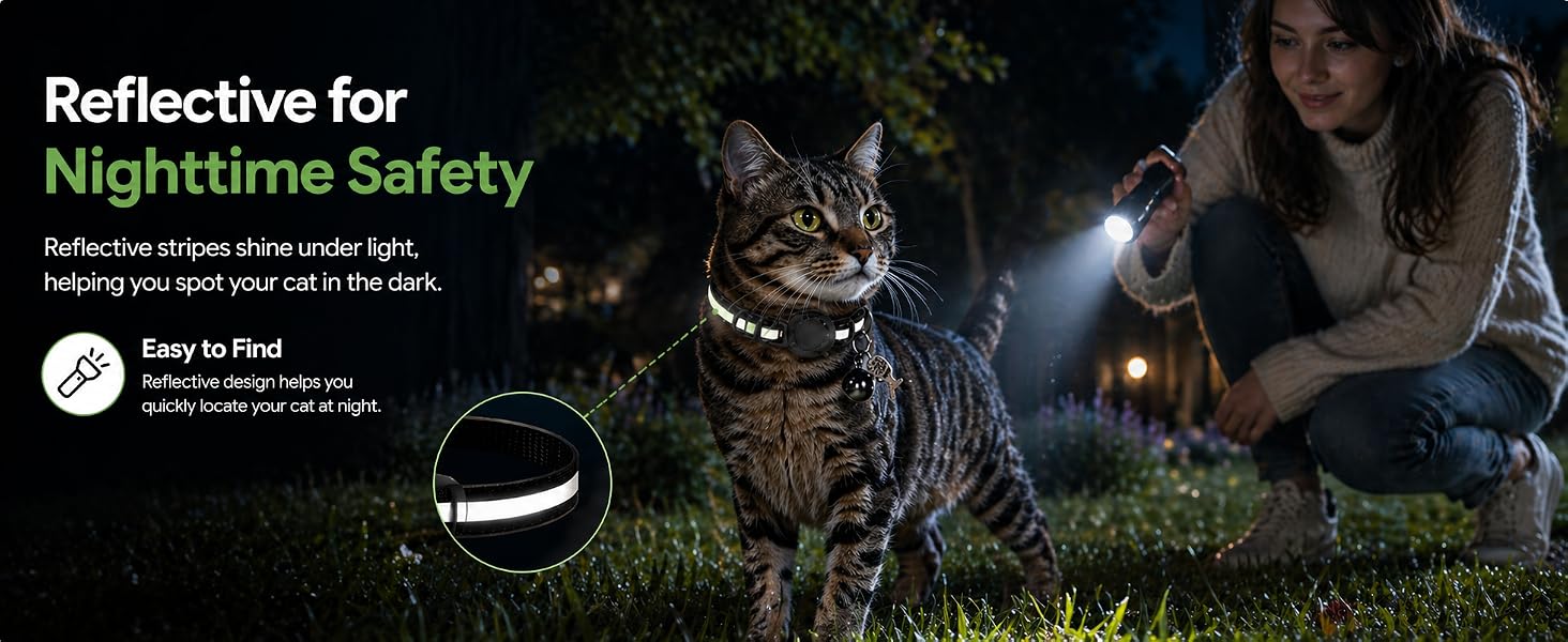 Pet Tracker,GPS Collar for Cats