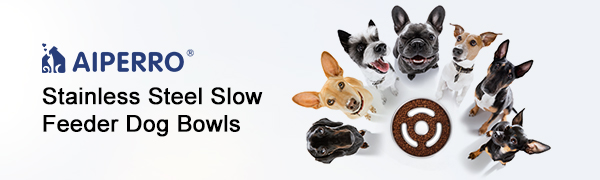 Slow Feeder Dog Bowls