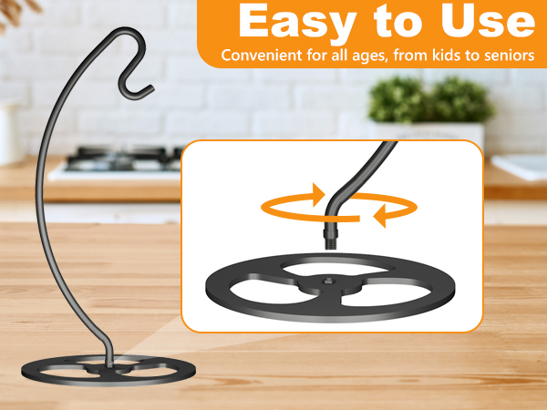 Banana Holder for Storage and Display of Fruit