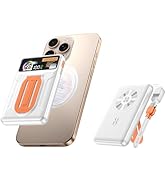 RXRBDA Magnetic Power Bank 10000mAh,Foldable Wireless Portable Charger with Fan Active Cooling Sy...