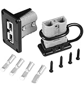 ANCHImsr 50 Amp Power Quick Connect Connector 50A Battery Quick Disconnect Plug 600 V 6/8/10/12 G...