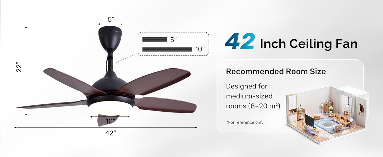 42 inch ceiling fan