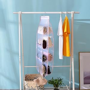 Hanging Handbag Closet Organizer