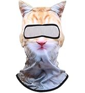 3D Cat Ski Balaclava Sheisty Face Mask with Ears Cute Animal Ski Mask Suitable for Music Festival...