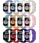 Brigtlaiff Compatible with Apple Watch Bands 38mm 40mm 41mm 42mm 44mm 45mm 46mm 49mm Women Men, S...