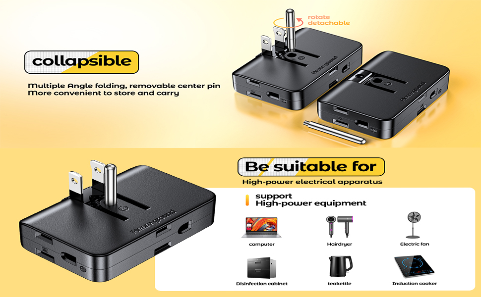 two prong to three prong outlet adapter