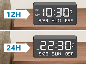 clock for bedroom