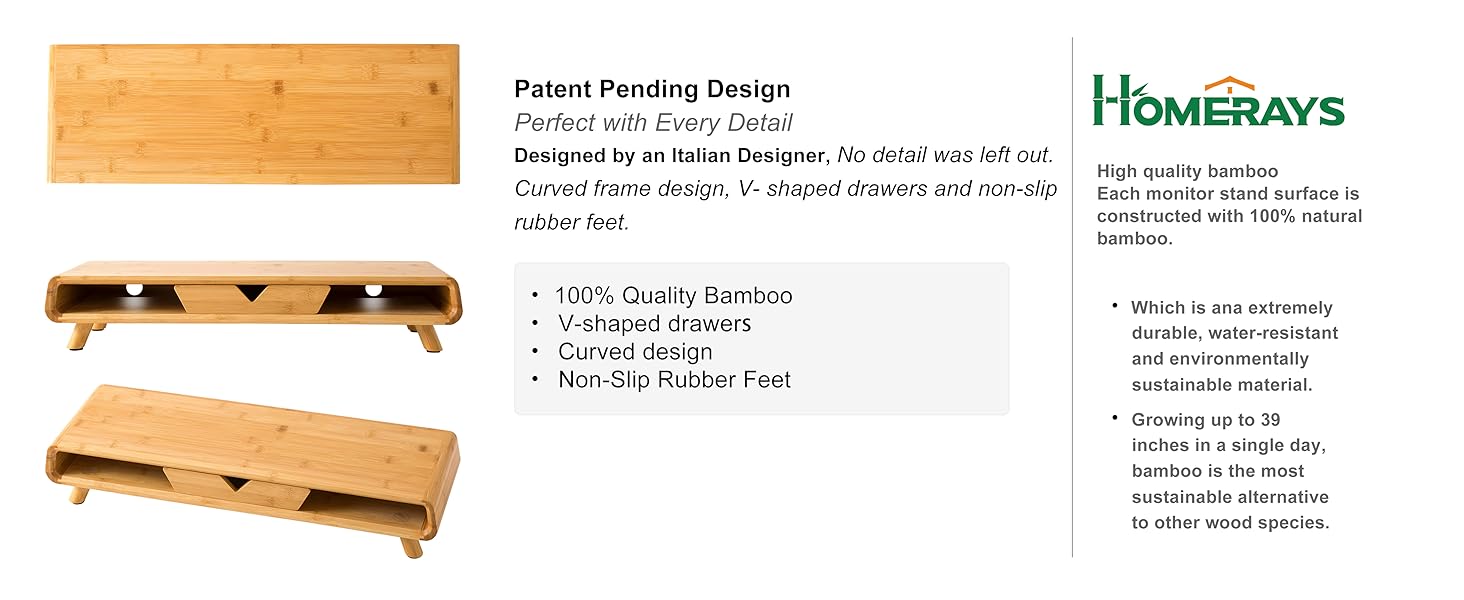 computer monitor stand for desk