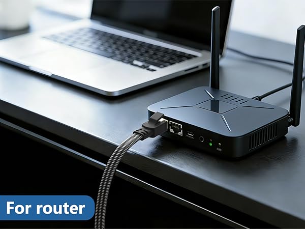 Compatible Devices:Laptop, Modem, Router, Television