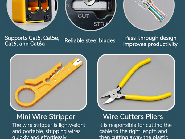 rj45 crimping tool kit