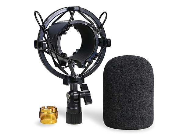 Audiotechnica AT2020 Foam Mic Windscreen - 2 Pack Large Size Microphone Cover Pop Filter