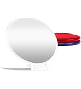 Compact Mirror Bulk Round Makeup Mirror for Purse, Set of 3, 2.6"L x 2.37"W (3-colors)