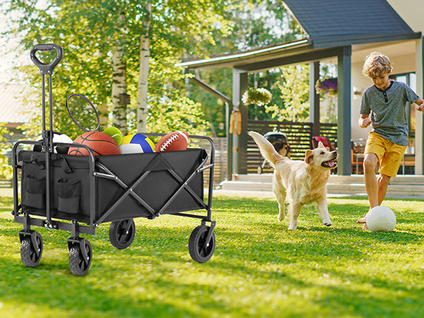 foldable wagon cart with wheels