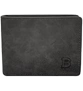 WisePoint Slim Wallet for Men, PU Leather Wallet with 8 Slots, Bifold Credit Card Holder Wallet w...