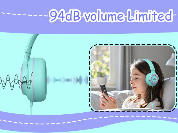 safety volume limited headphones