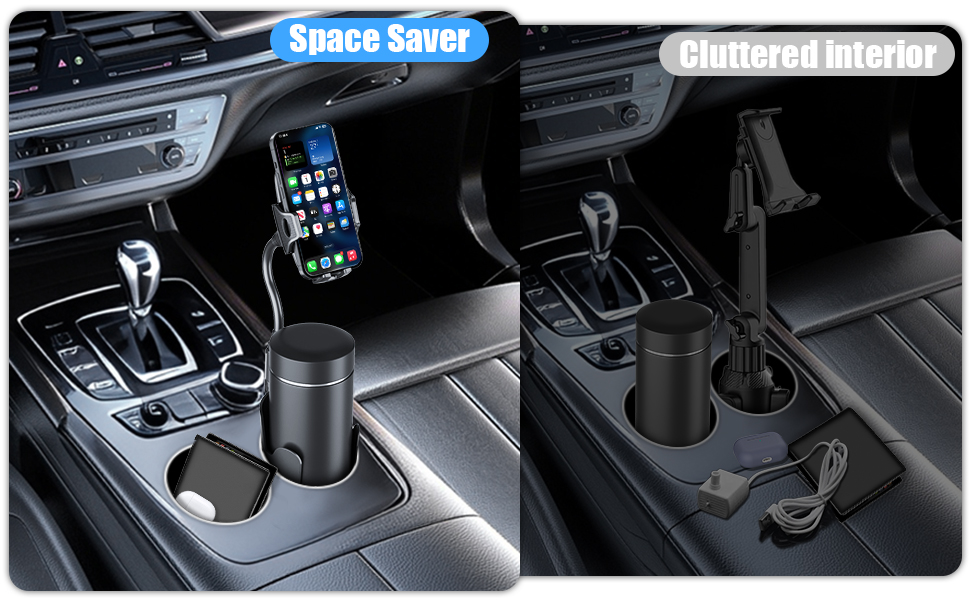 cup phone holder for car