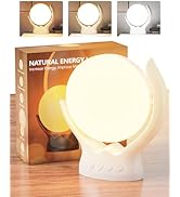 HIBOITEC Light Therapy Lamp, UV-Free 10000 Lux Therapy Light, Rotatable Sunlight Lamp with 3 Colo...