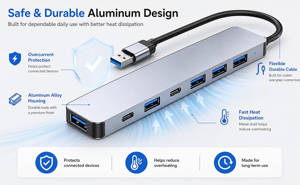 7 port usb hub