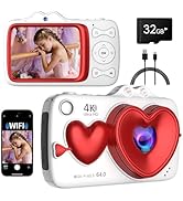 RAZPLYN Digital Camera,4K 64MP Autofocus Vlogging Camera with Dual Lens,18X Zoom/WiFi/32GB Card/,...