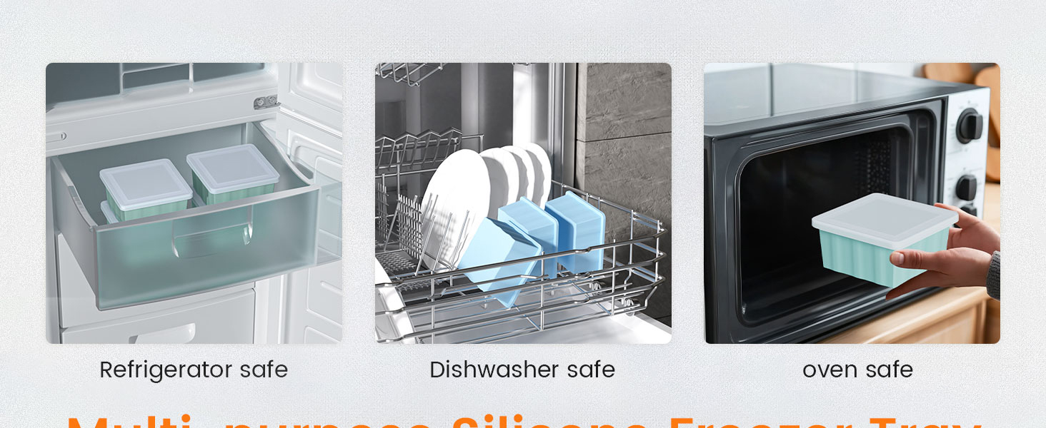 silicone freezer tray