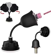 Raisetip Nail Polish Bottle Holder Stand, 360° Rotating Silicone Nail Polish Case Organizer with ...