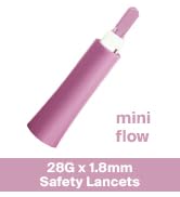 MediVena ONE-CARE Safety Lancets, Contact-Activated, 28G x 1.8mm, Box of 100