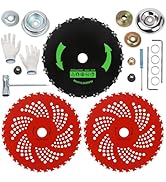 9" x 36 Teeth Carbide Tipped Blades 9" x 20T Chainsaw Tooth Cutter with Universal Adapter Kit Com...