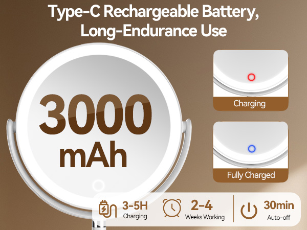 vanity mirror with lights, lighted makeup mirror with magnification, makeup mirror with lights