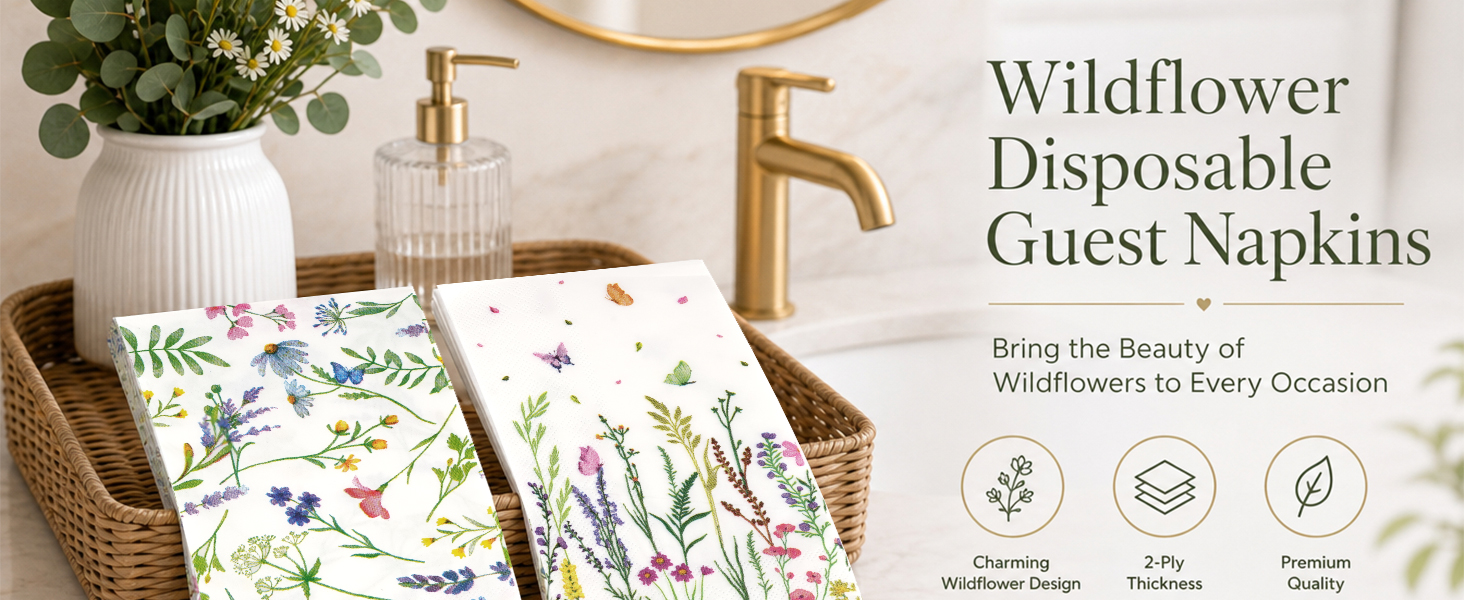 wildflower napkins