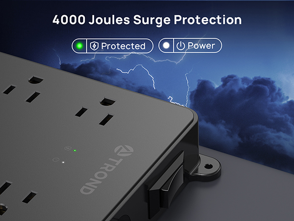 4000 Joule Surge Protection