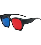 Zenarao Red-Blue 3D Glasses, 3D Viewing Glasses for Viewing 3D Movies/Games and Pictures In Red-B...
