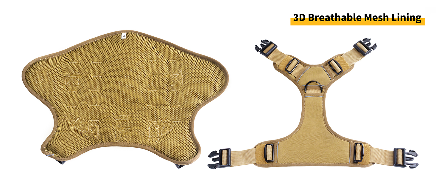 3D Breatheable Mesh Lining