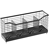 Uninol Utensil Holder for Countertop - Black, 15.8" x 4.3" x 7.5", Spoon &amp; Kitchen Utensil Rack O...