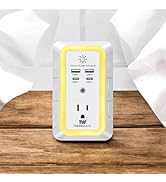 Multi Plug Outlet Extender with USB Wall Charger, Surge Protector Power Strip – 7 AC Outlets &amp; 4 ...