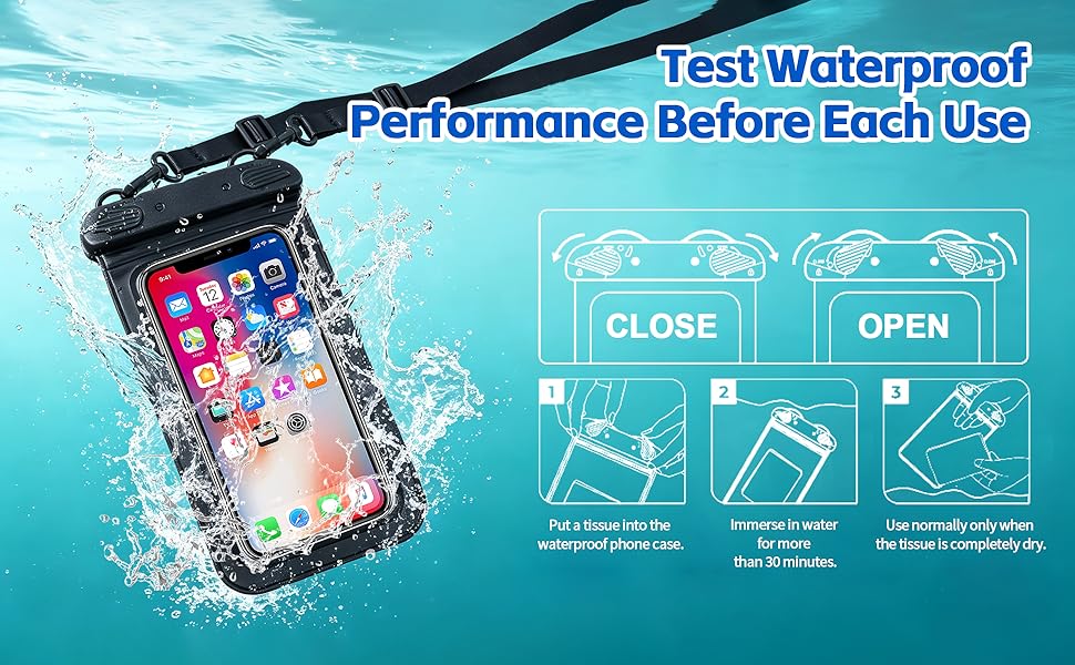 waterproof phone pouch