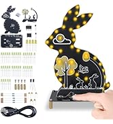 Touch Control Soldering Project Kit- DIY Rabbit Soldering Practice Kit- Cute Bunny Solder Project...