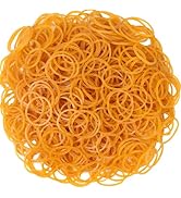 AIWOQI Rubber Bands Size#10 rubber band 760pcs yellow Elastic Rubber Band 1inch small rubber band...