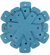 BYKITCHEN Pot Pan Protectors, Set of 12 and 4 Different Sizes, Larger &amp; Thicker Cyan Pan Protecto...