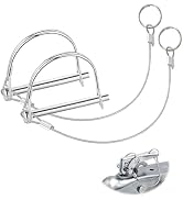 2Pack Locking Pins,Trailer Pin with Anti-lost Rope Ring,Premium Trailer Hitch Pin,Hitch Locking P...